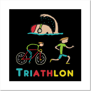 Triathlon Posters and Art